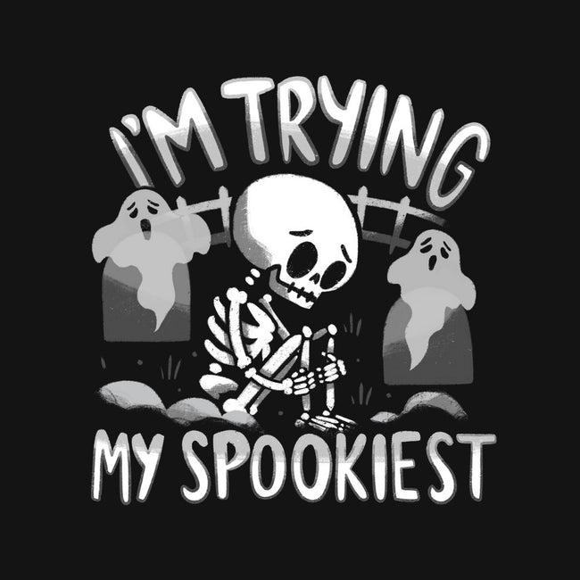 I'm Trying My Spookiest-Unisex-Pullover-Sweatshirt-Aarons Art Room