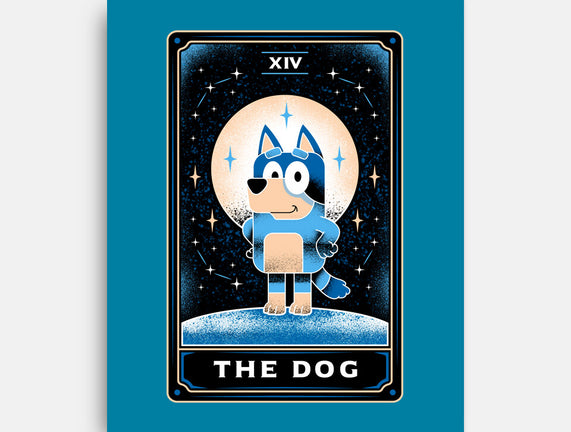 The Dog Tarot Card