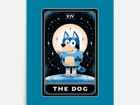 The Dog Tarot Card