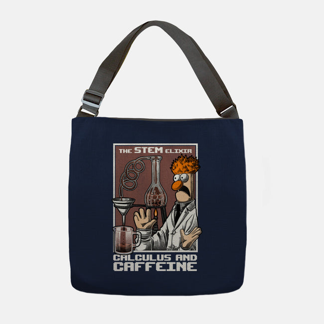 Science Puppet Coffee Lab-None-Adjustable Tote-Bag-Studio Mootant