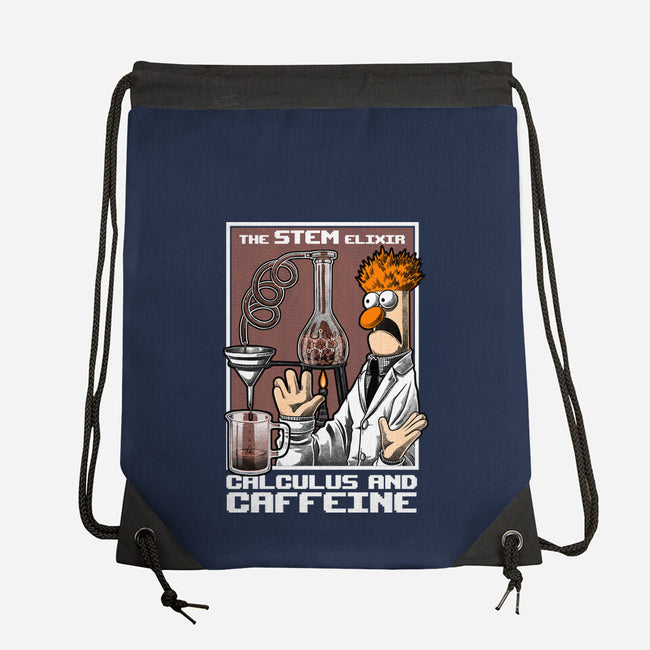 Science Puppet Coffee Lab-None-Drawstring-Bag-Studio Mootant