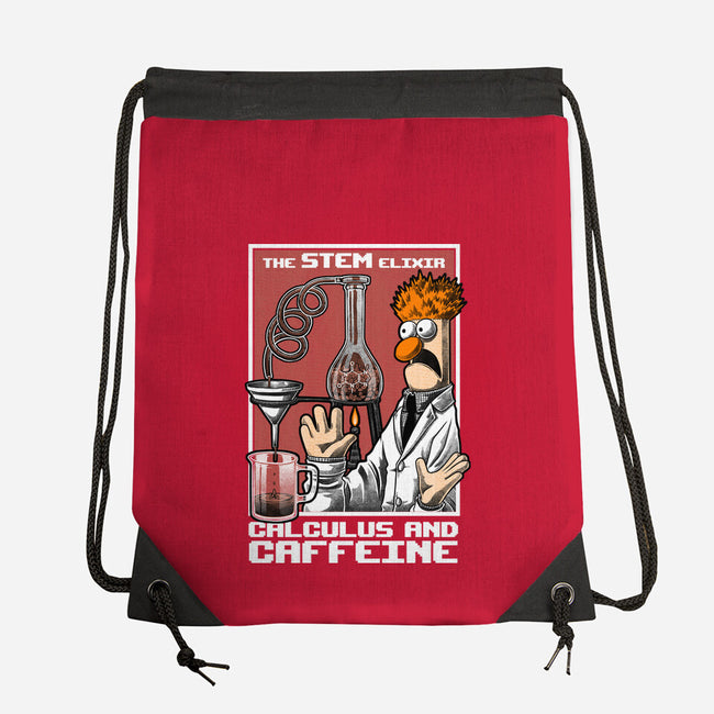 Science Puppet Coffee Lab-None-Drawstring-Bag-Studio Mootant