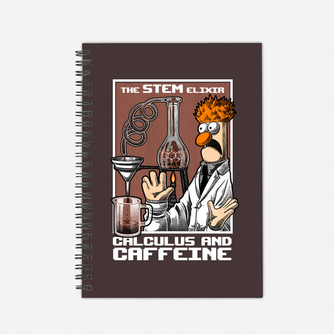 Science Puppet Coffee Lab-None-Dot Grid-Notebook-Studio Mootant