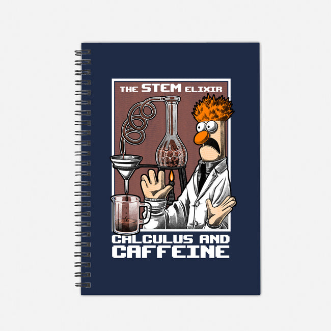 Science Puppet Coffee Lab-None-Dot Grid-Notebook-Studio Mootant