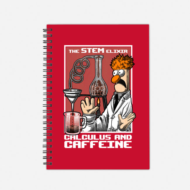 Science Puppet Coffee Lab-None-Dot Grid-Notebook-Studio Mootant