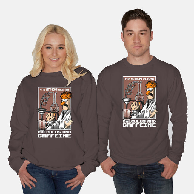 Science Puppet Coffee Lab-Unisex-Crew Neck-Sweatshirt-Studio Mootant