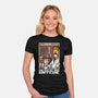 Science Puppet Coffee Lab-Womens-Fitted-Tee-Studio Mootant