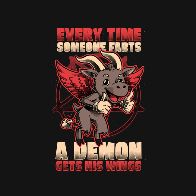 Demon Fart Wings-Unisex-Basic-Tee-Studio Mootant