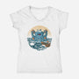 Cookie Kraken Attack-Womens-V-Neck-Tee-erion_designs