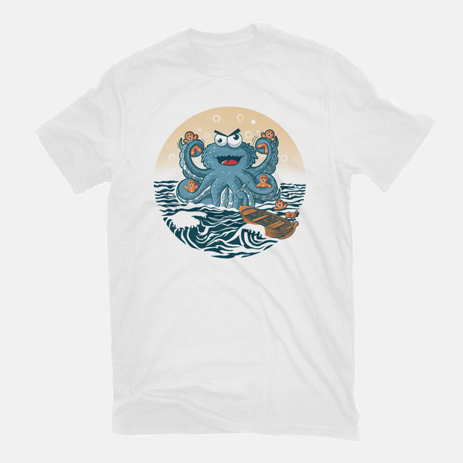 Cookie Kraken Attack-Unisex-Basic-Tee-erion_designs