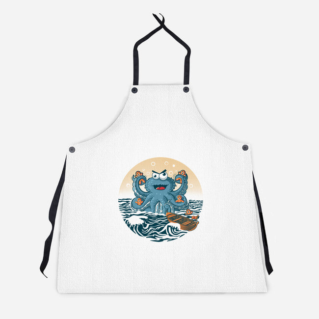 Cookie Kraken Attack-Unisex-Kitchen-Apron-erion_designs