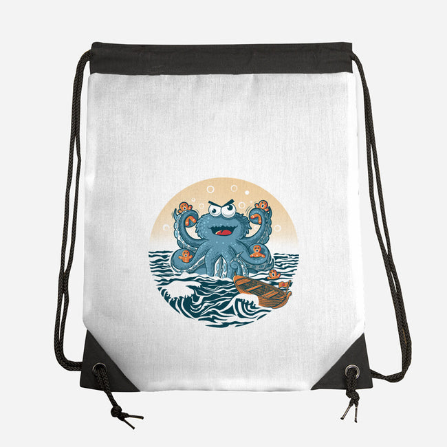 Cookie Kraken Attack-None-Drawstring-Bag-erion_designs