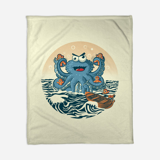 Cookie Kraken Attack-None-Fleece-Blanket-erion_designs