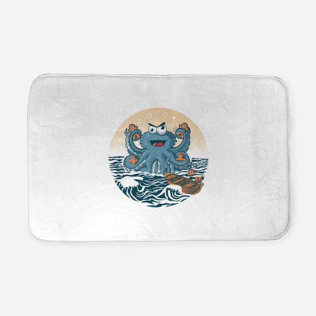 Cookie Kraken Attack-None-Memory Foam-Bath Mat-erion_designs