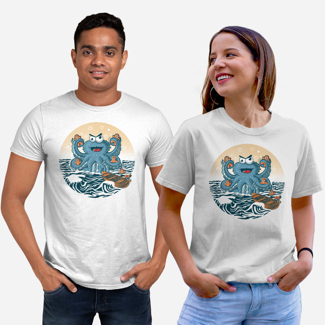 Cookie Kraken Attack-Unisex-Basic-Tee-erion_designs