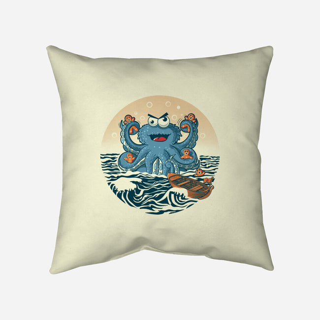 Cookie Kraken Attack-None-Removable Cover w Insert-Throw Pillow-erion_designs