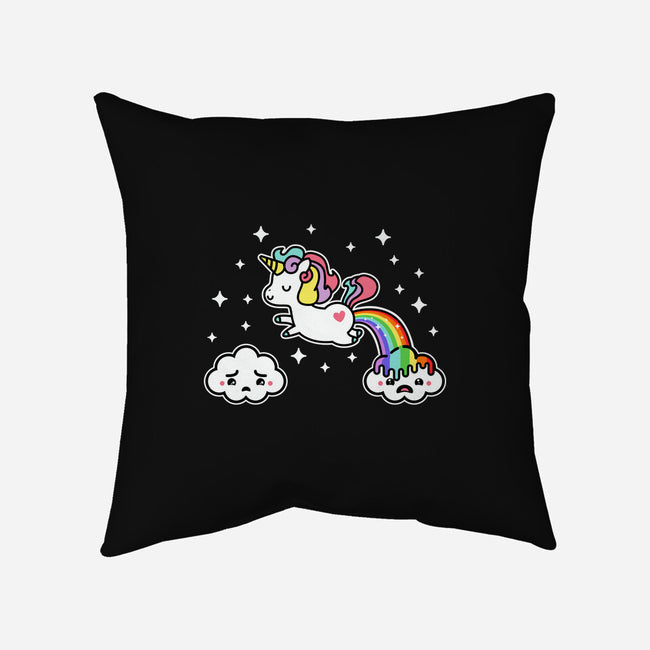 Poopiecorn-None-Non-Removable Cover w Insert-Throw Pillow-demonigote