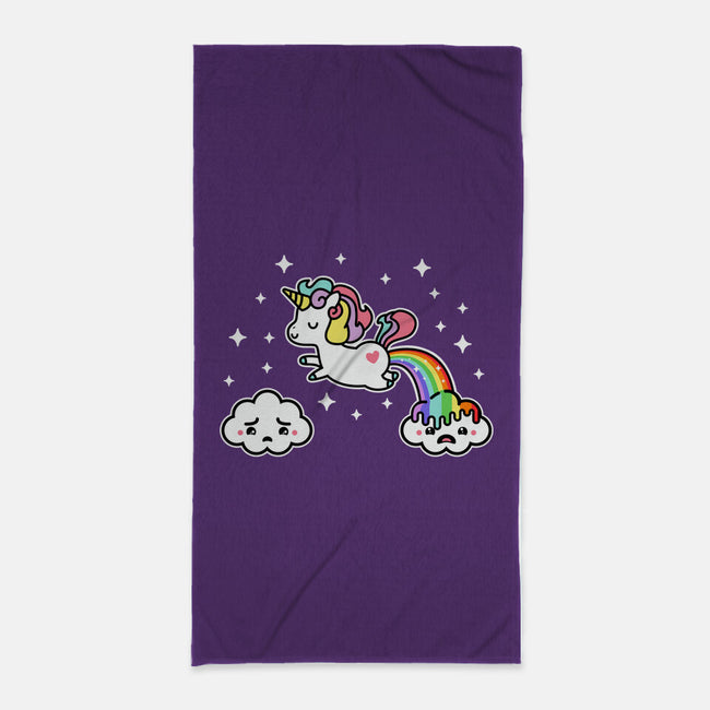 Poopiecorn-None-Beach-Towel-demonigote