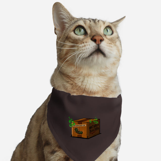 Dead Cat Inside-Cat-Adjustable-Pet Collar-demonigote