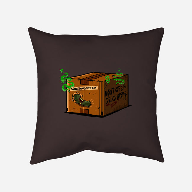 Dead Cat Inside-None-Non-Removable Cover w Insert-Throw Pillow-demonigote