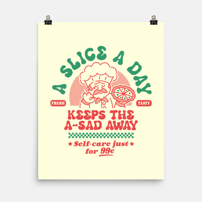 A Slice A Day-None-Matte-Poster-demonigote