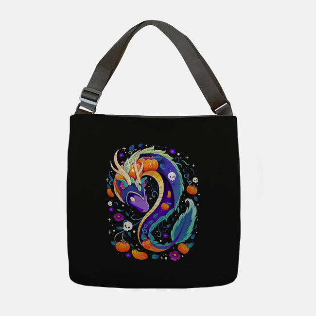 Dragon Autumn-None-Adjustable Tote-Bag-Vallina84