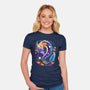 Dragon Autumn-Womens-Fitted-Tee-Vallina84