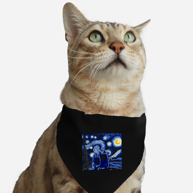 Bluey Bluey Night-Cat-Adjustable-Pet Collar-naomori