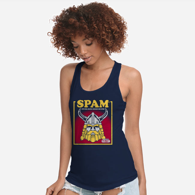 Spam Wonderful Spam-Womens-Racerback-Tank-Nemons