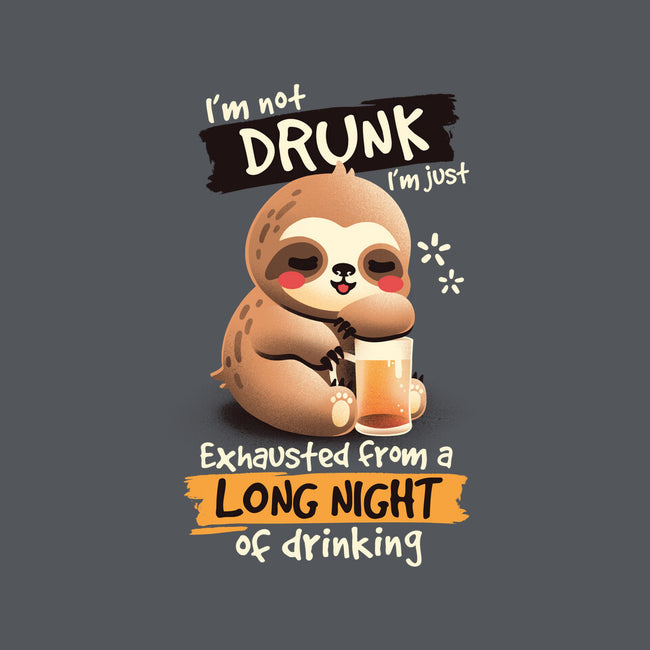 Drunk Sloth-Womens-Fitted-Tee-NemiMakeit