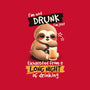 Drunk Sloth-None-Matte-Poster-NemiMakeit