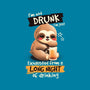 Drunk Sloth-None-Removable Cover-Throw Pillow-NemiMakeit