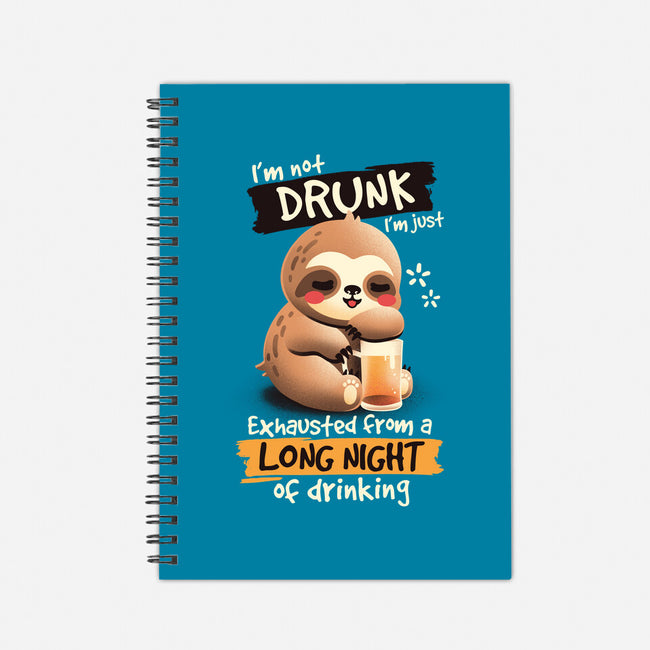 Drunk Sloth-None-Dot Grid-Notebook-NemiMakeit