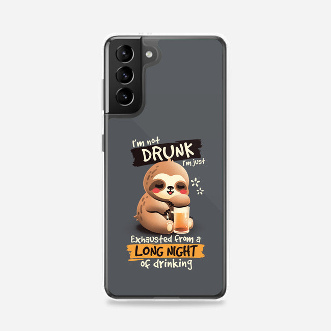 Drunk Sloth-Samsung-Snap-Phone Case-NemiMakeit