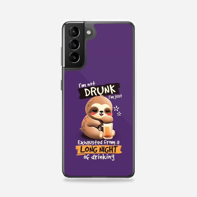 Drunk Sloth-Samsung-Snap-Phone Case-NemiMakeit