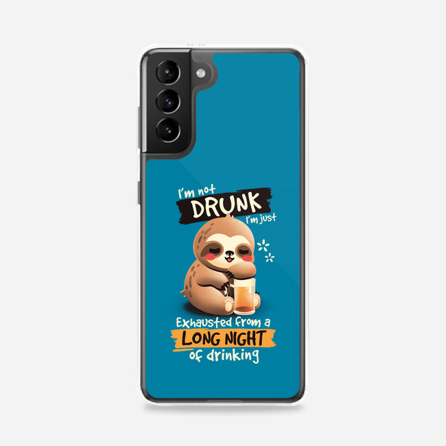 Drunk Sloth-Samsung-Snap-Phone Case-NemiMakeit