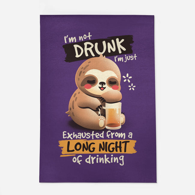 Drunk Sloth-None-Outdoor-Rug-NemiMakeit