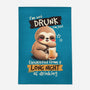 Drunk Sloth-None-Outdoor-Rug-NemiMakeit