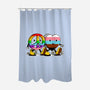 Peace And Love Friends-None-Polyester-Shower Curtain-sebasebi
