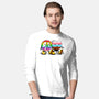 Peace And Love Friends-Mens-Long Sleeved-Tee-sebasebi