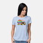 Peace And Love Friends-Womens-Basic-Tee-sebasebi