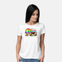 Peace And Love Friends-Womens-Basic-Tee-sebasebi