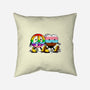 Peace And Love Friends-None-Non-Removable Cover w Insert-Throw Pillow-sebasebi