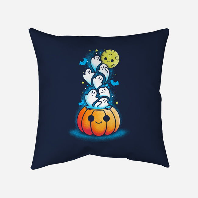 Full Of Ghost-None-Non-Removable Cover w Insert-Throw Pillow-sebasebi