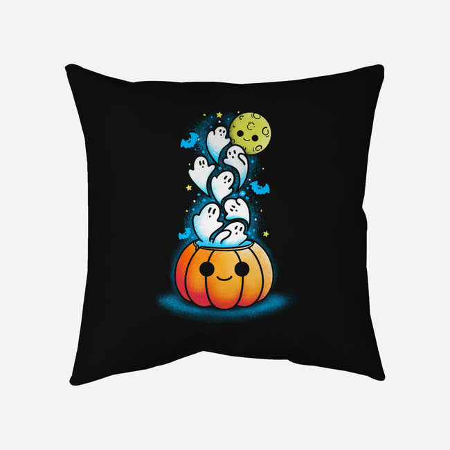 Full Of Ghost-None-Removable Cover-Throw Pillow-sebasebi