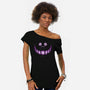 The Cheshire Smile-Womens-Off Shoulder-Tee-sebasebi