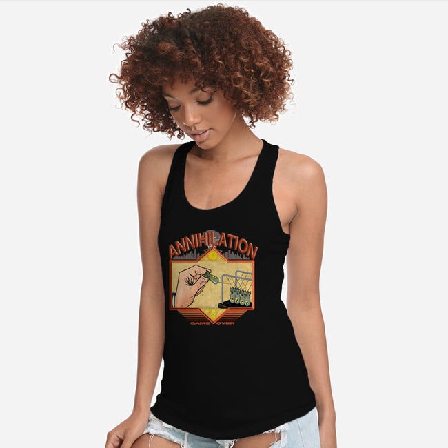 The Annihilation Game-Womens-Racerback-Tank-palmstreet