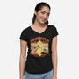 The Annihilation Game-Womens-V-Neck-Tee-palmstreet