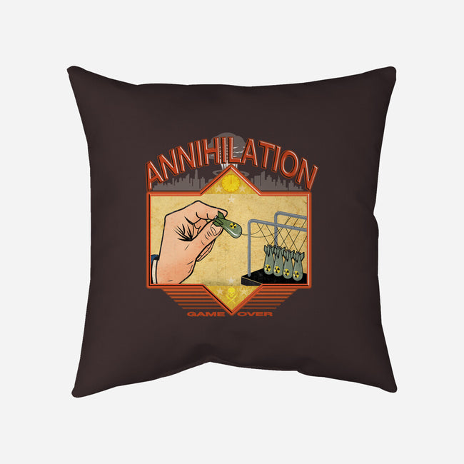 The Annihilation Game-None-Non-Removable Cover w Insert-Throw Pillow-palmstreet