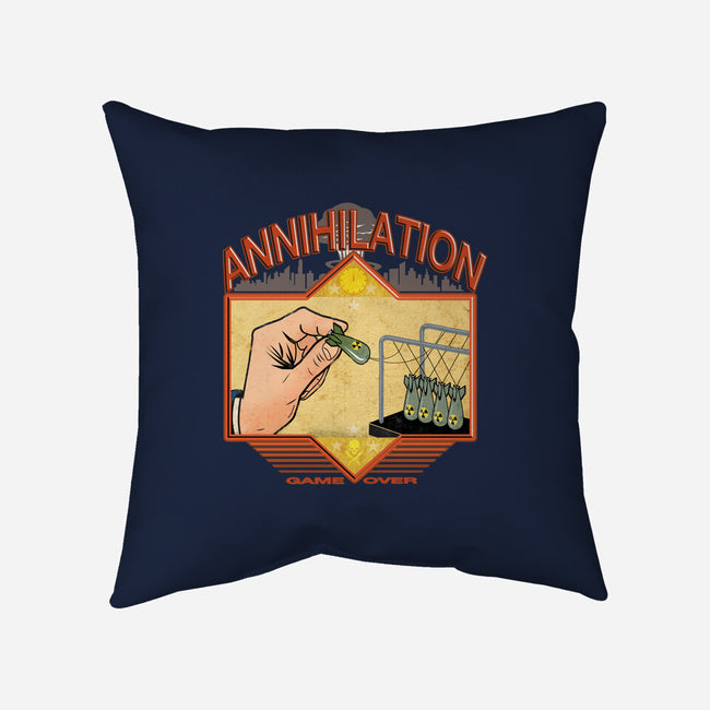 The Annihilation Game-None-Non-Removable Cover w Insert-Throw Pillow-palmstreet